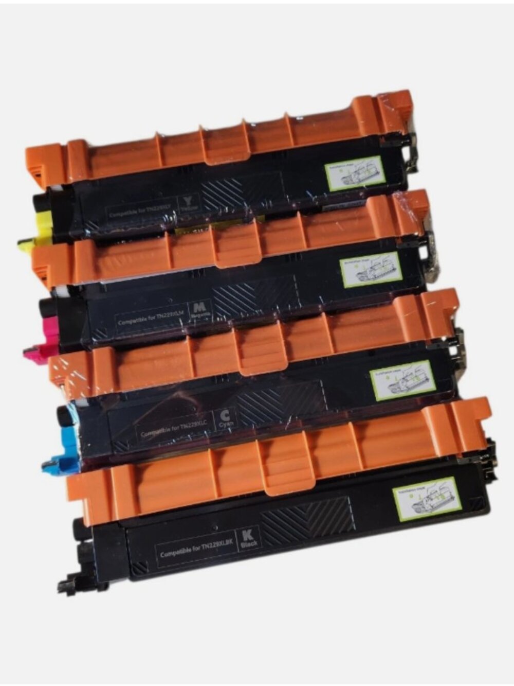TN229X -4CL-V6 Professional Toner 4-Pack Compatible Set with Brother B/C/Y/M